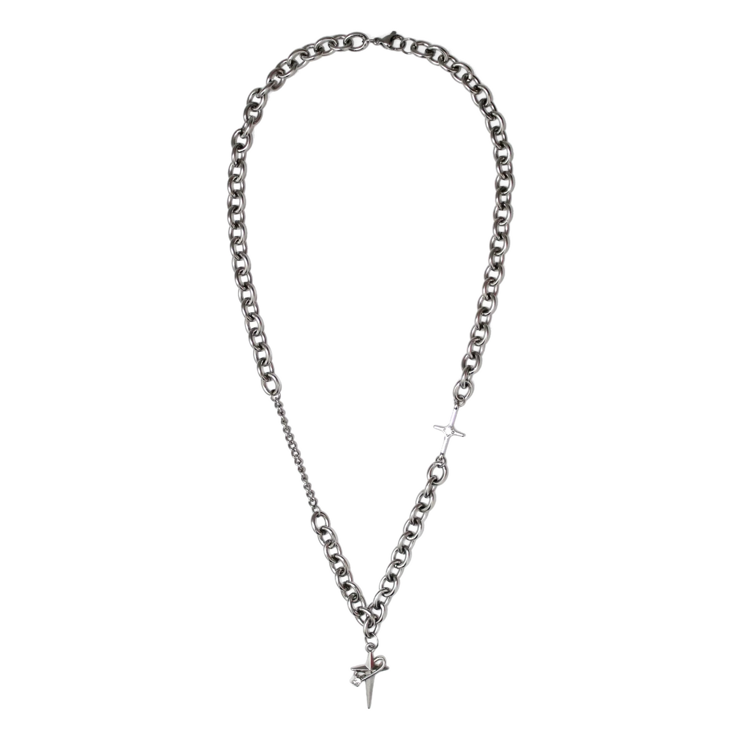 Silver Chariot Necklace